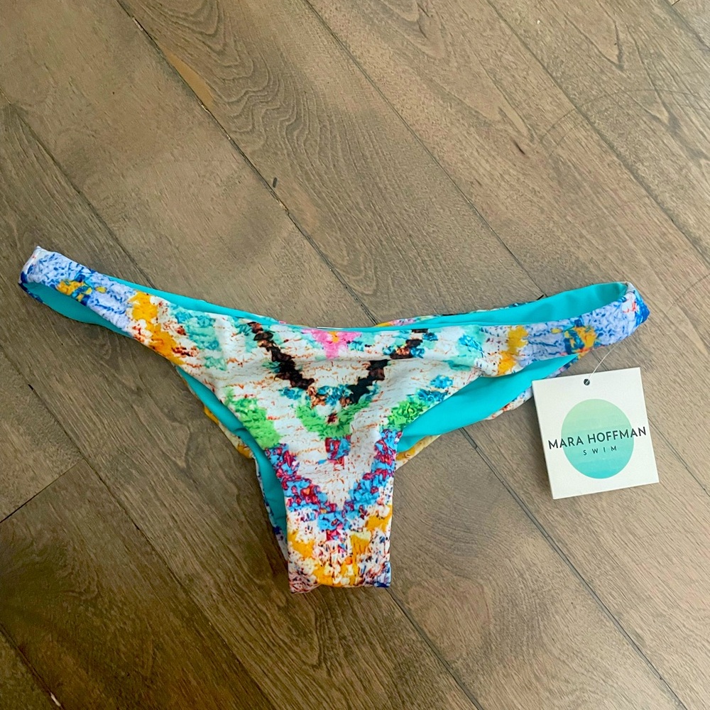Mara Hoffman Swim multicolor bikini bottom new with tag